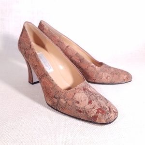 Lord N Taylor Angel Cork Classic Block Heel Pumps